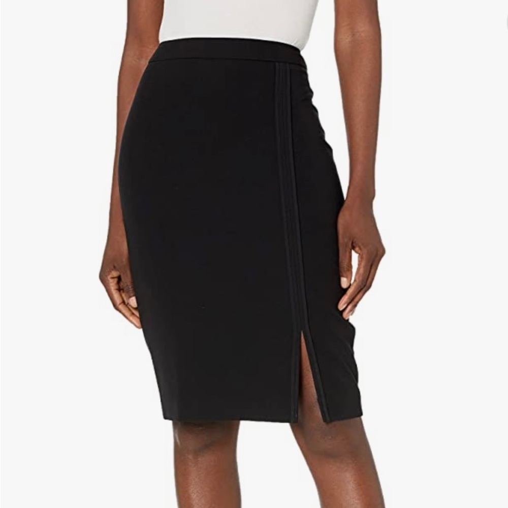 Black pencil skirt